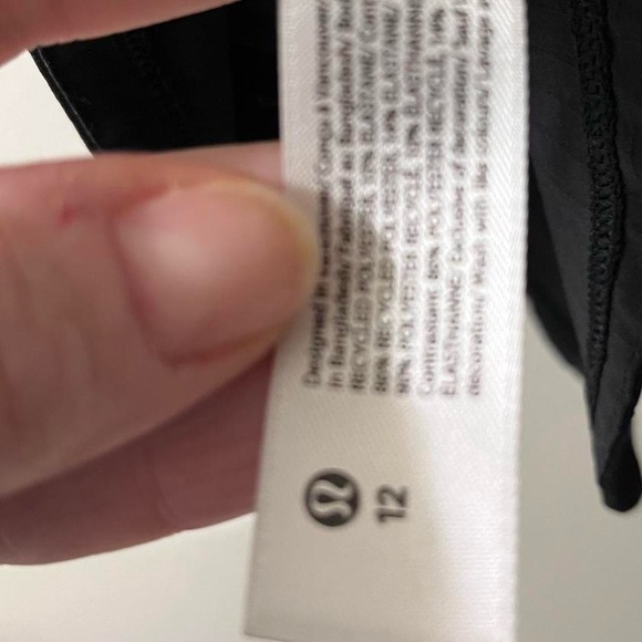 lululemon athletica Black Short Sleeve Tee - Picture 7 of 7